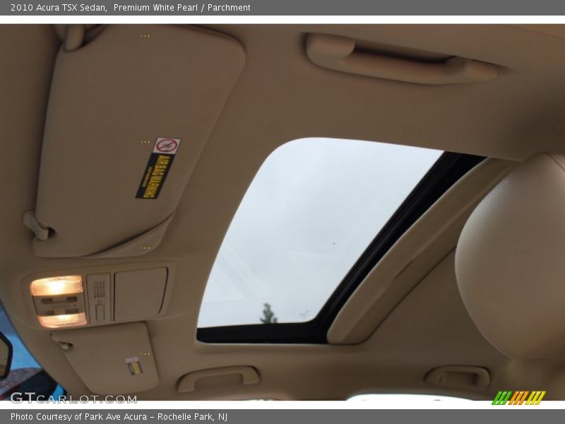 Premium White Pearl / Parchment 2010 Acura TSX Sedan