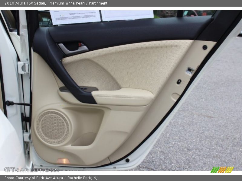 Premium White Pearl / Parchment 2010 Acura TSX Sedan