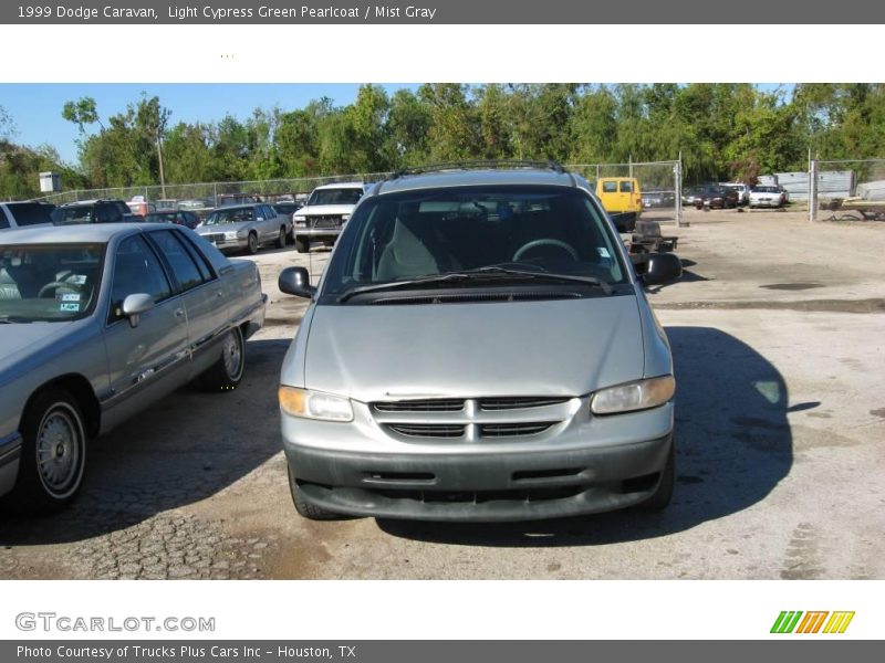 Light Cypress Green Pearlcoat / Mist Gray 1999 Dodge Caravan