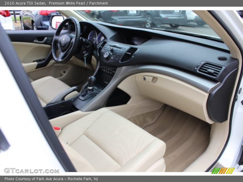 Premium White Pearl / Parchment 2010 Acura TSX Sedan