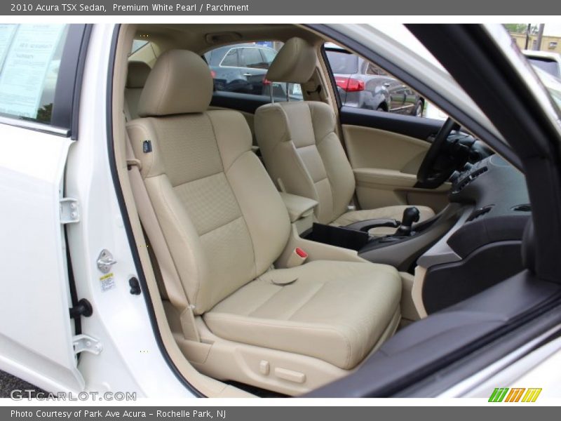 Premium White Pearl / Parchment 2010 Acura TSX Sedan