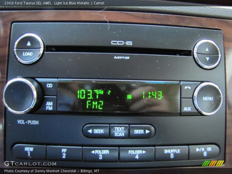 Audio System of 2009 Taurus SEL AWD
