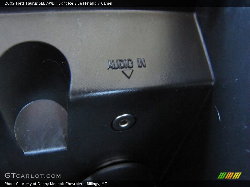 Light Ice Blue Metallic / Camel 2009 Ford Taurus SEL AWD