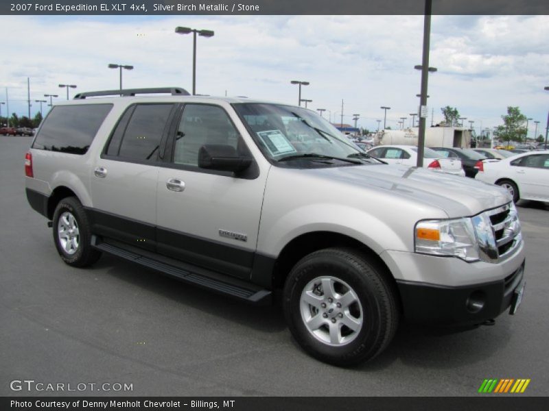 Silver Birch Metallic / Stone 2007 Ford Expedition EL XLT 4x4