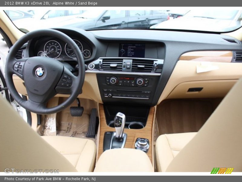 Alpine White / Sand Beige 2012 BMW X3 xDrive 28i