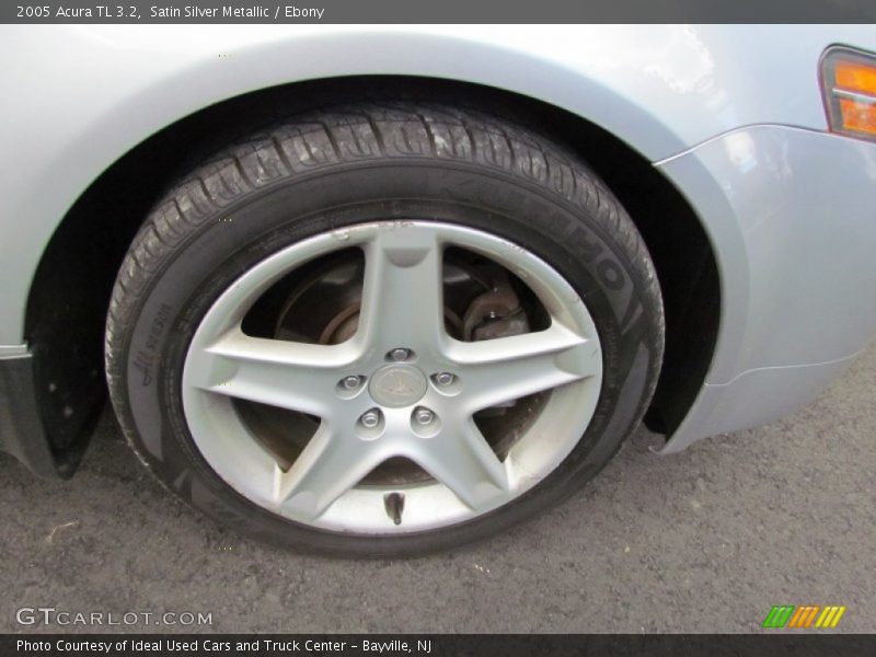 Satin Silver Metallic / Ebony 2005 Acura TL 3.2