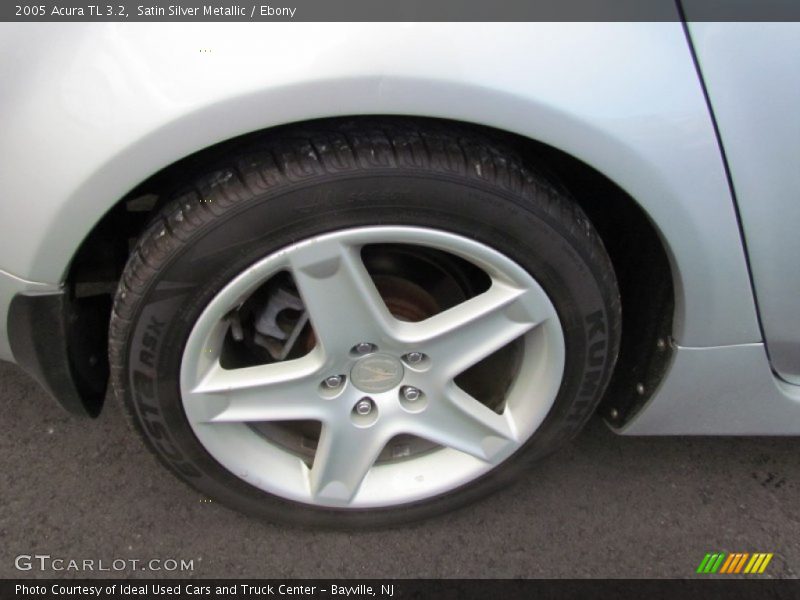 Satin Silver Metallic / Ebony 2005 Acura TL 3.2
