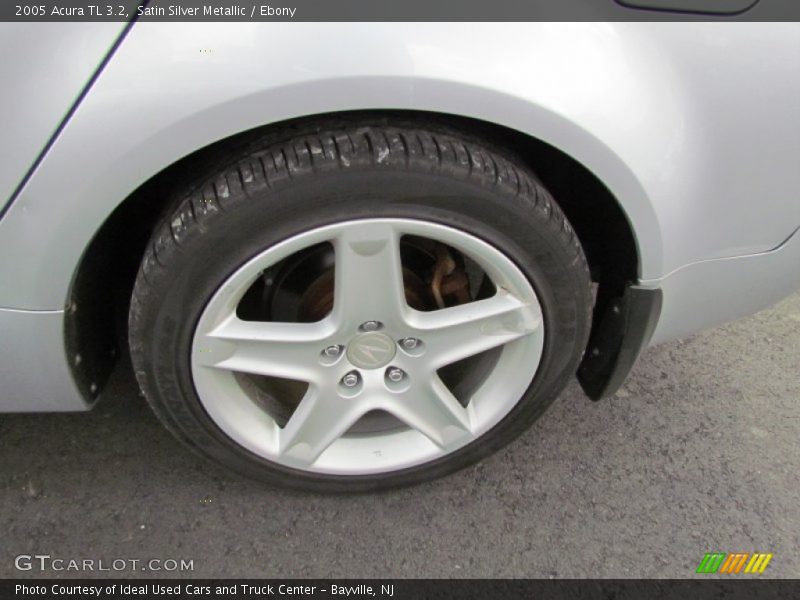 Satin Silver Metallic / Ebony 2005 Acura TL 3.2