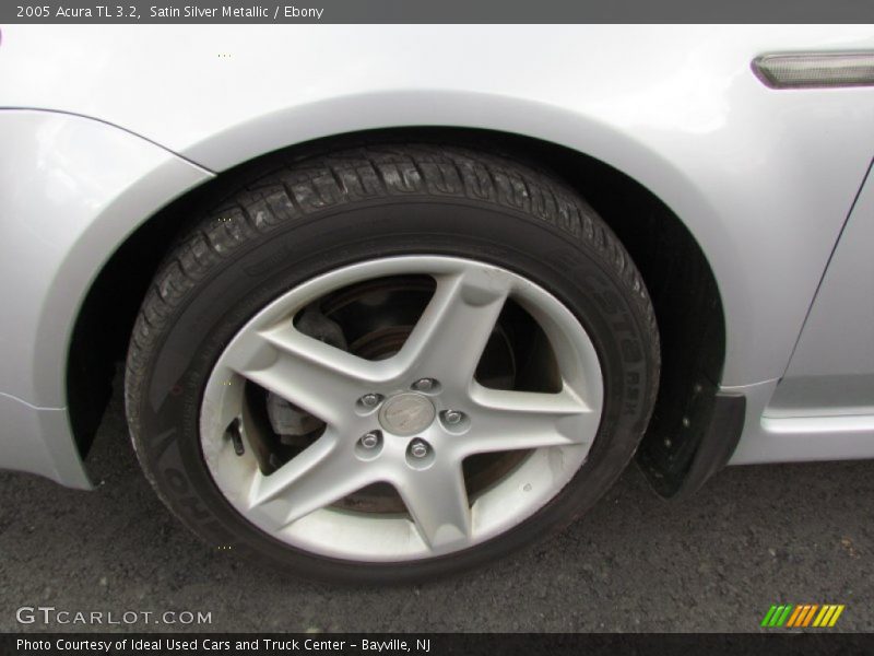 Satin Silver Metallic / Ebony 2005 Acura TL 3.2