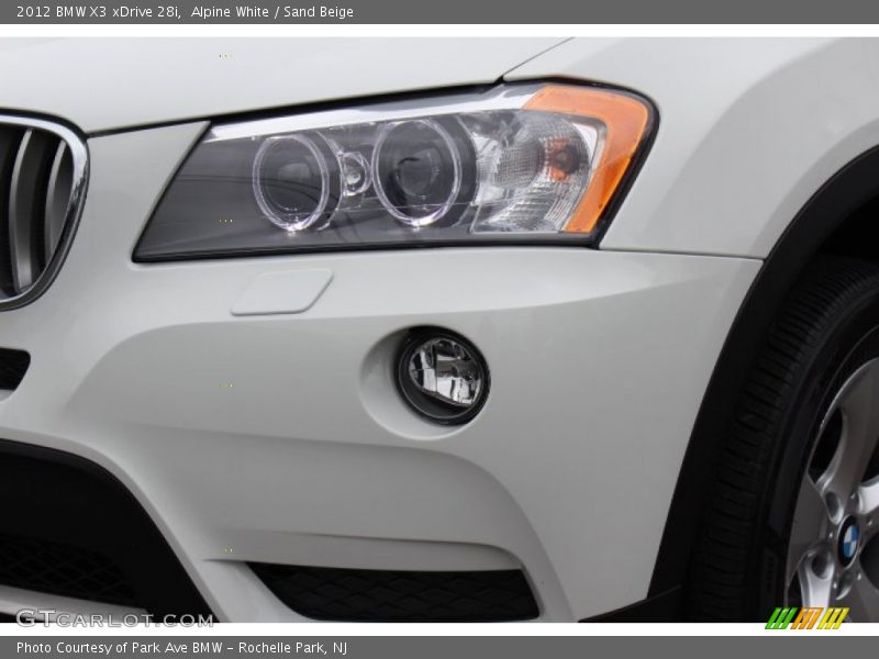 Alpine White / Sand Beige 2012 BMW X3 xDrive 28i