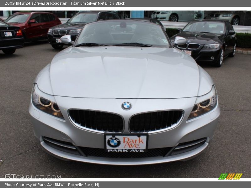 Titanium Silver Metallic / Black 2009 BMW Z4 sDrive30i Roadster