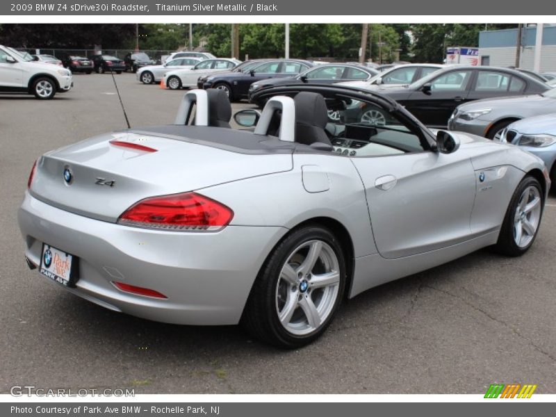 Titanium Silver Metallic / Black 2009 BMW Z4 sDrive30i Roadster