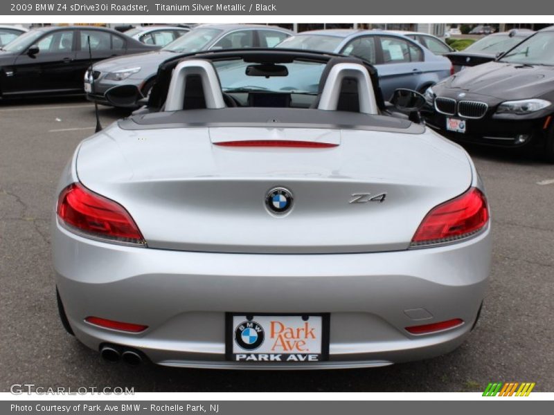 Titanium Silver Metallic / Black 2009 BMW Z4 sDrive30i Roadster