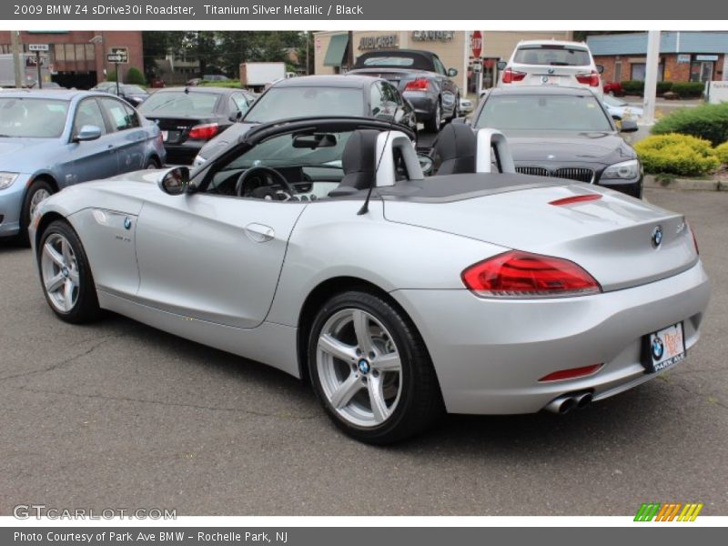 Titanium Silver Metallic / Black 2009 BMW Z4 sDrive30i Roadster