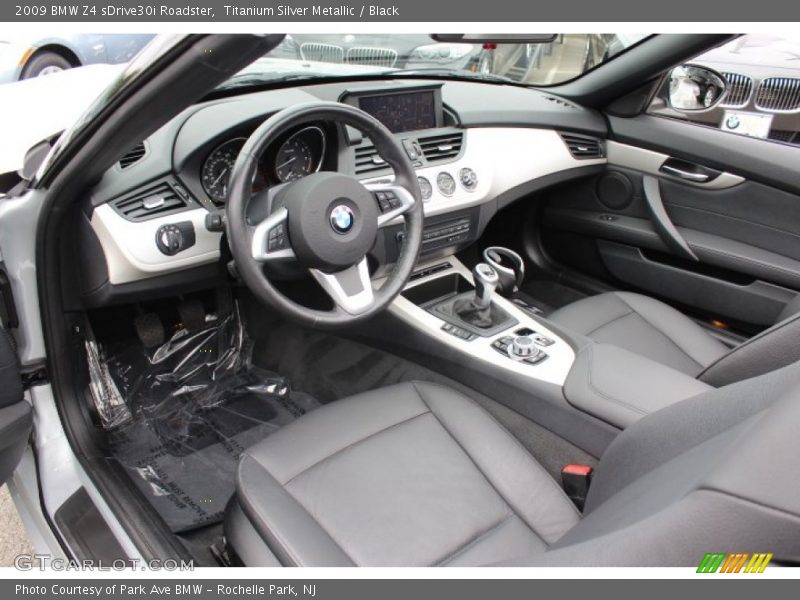 Titanium Silver Metallic / Black 2009 BMW Z4 sDrive30i Roadster