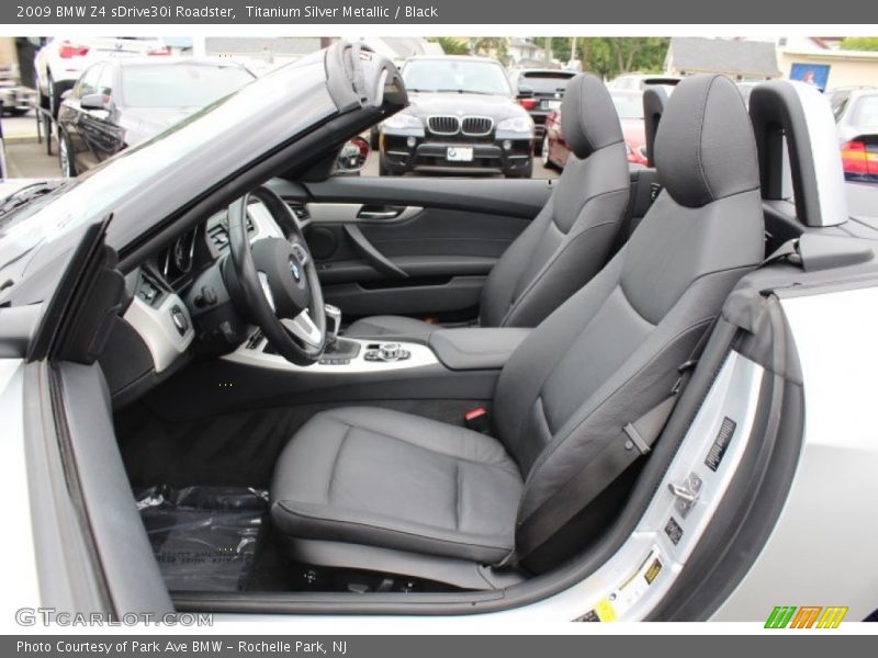 Titanium Silver Metallic / Black 2009 BMW Z4 sDrive30i Roadster