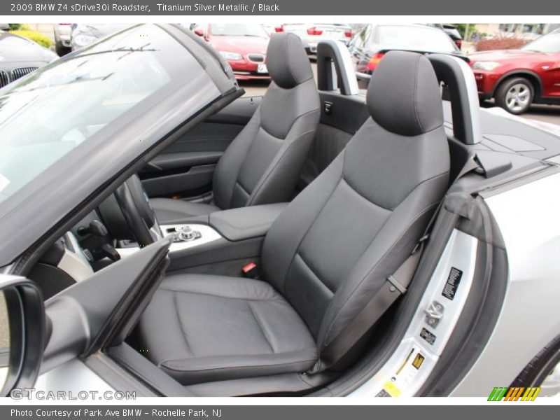 Titanium Silver Metallic / Black 2009 BMW Z4 sDrive30i Roadster