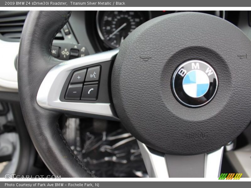 Titanium Silver Metallic / Black 2009 BMW Z4 sDrive30i Roadster