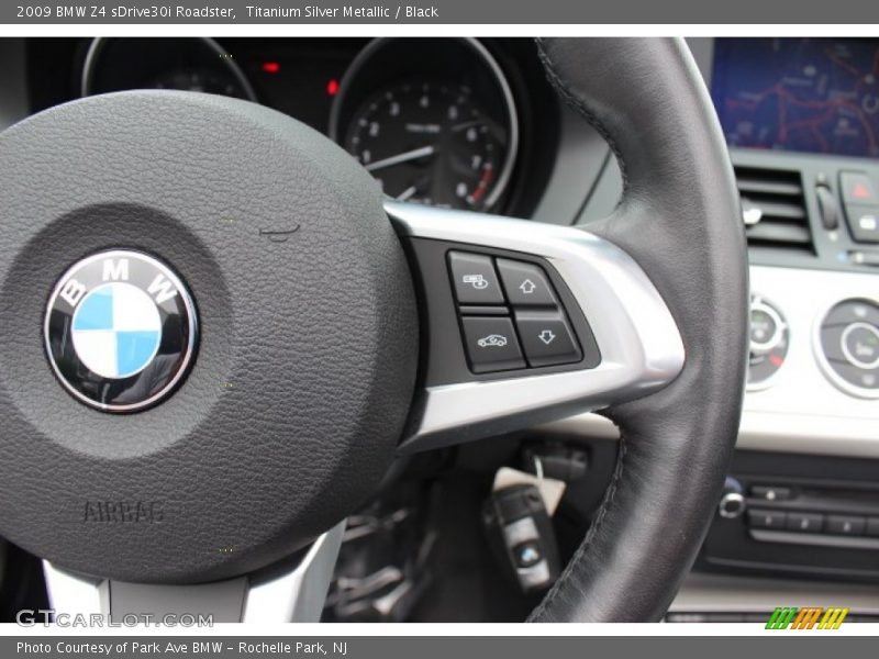 Titanium Silver Metallic / Black 2009 BMW Z4 sDrive30i Roadster