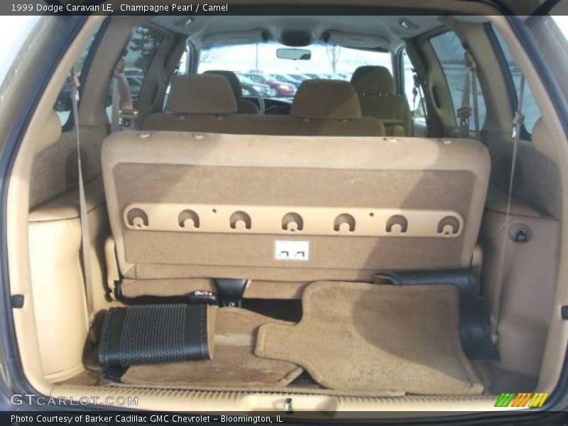 Champagne Pearl / Camel 1999 Dodge Caravan LE