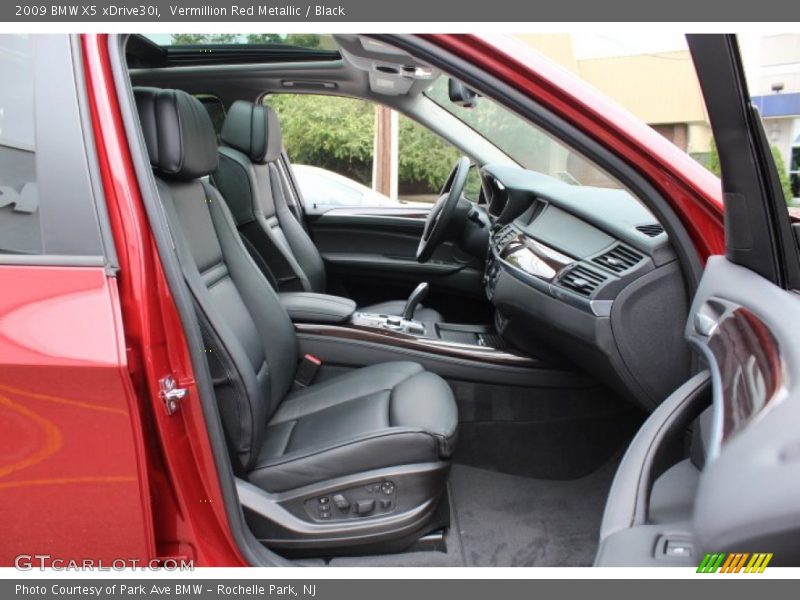 Vermillion Red Metallic / Black 2009 BMW X5 xDrive30i