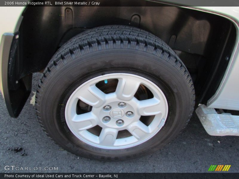 Billet Silver Metallic / Gray 2006 Honda Ridgeline RTL
