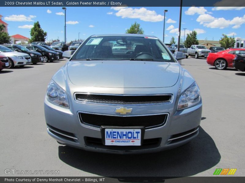 Golden Pewter Metallic / Ebony 2009 Chevrolet Malibu LT Sedan