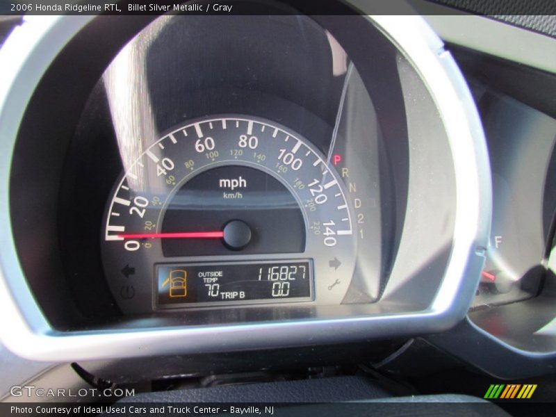 Billet Silver Metallic / Gray 2006 Honda Ridgeline RTL