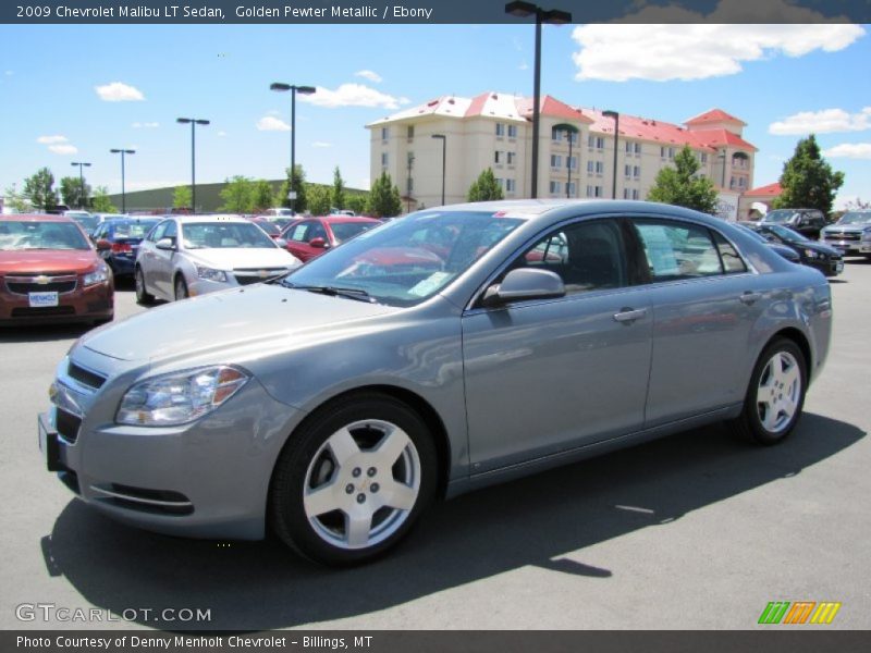 Golden Pewter Metallic / Ebony 2009 Chevrolet Malibu LT Sedan