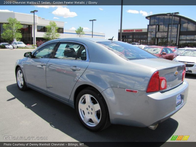 Golden Pewter Metallic / Ebony 2009 Chevrolet Malibu LT Sedan