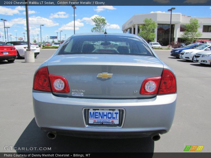 Golden Pewter Metallic / Ebony 2009 Chevrolet Malibu LT Sedan