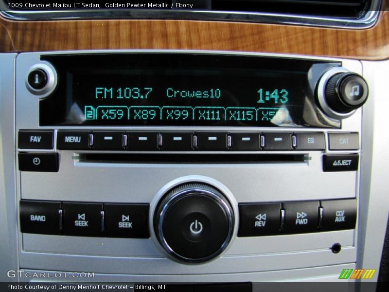 Audio System of 2009 Malibu LT Sedan