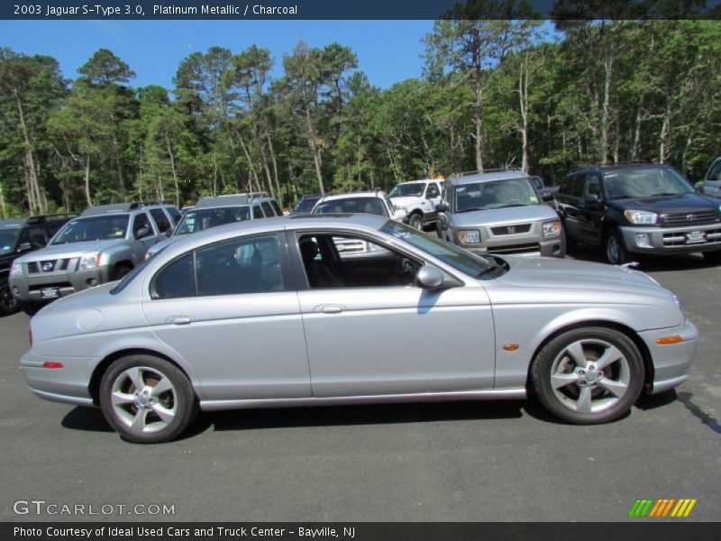 Platinum Metallic / Charcoal 2003 Jaguar S-Type 3.0
