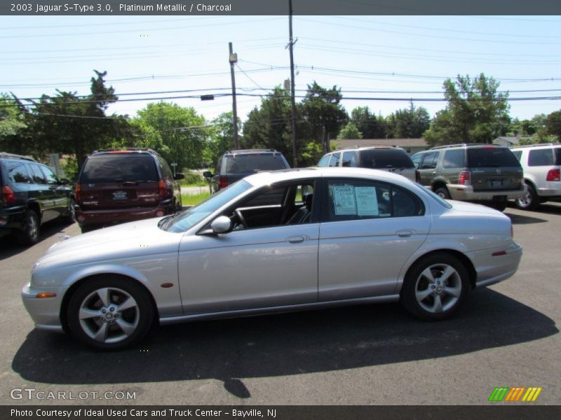 Platinum Metallic / Charcoal 2003 Jaguar S-Type 3.0