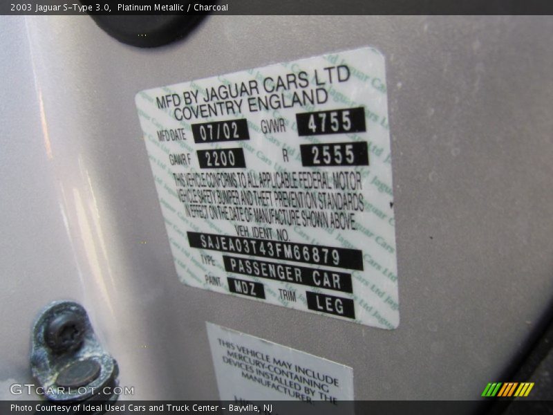 MDZ - 2003 Jaguar S-Type 3.0