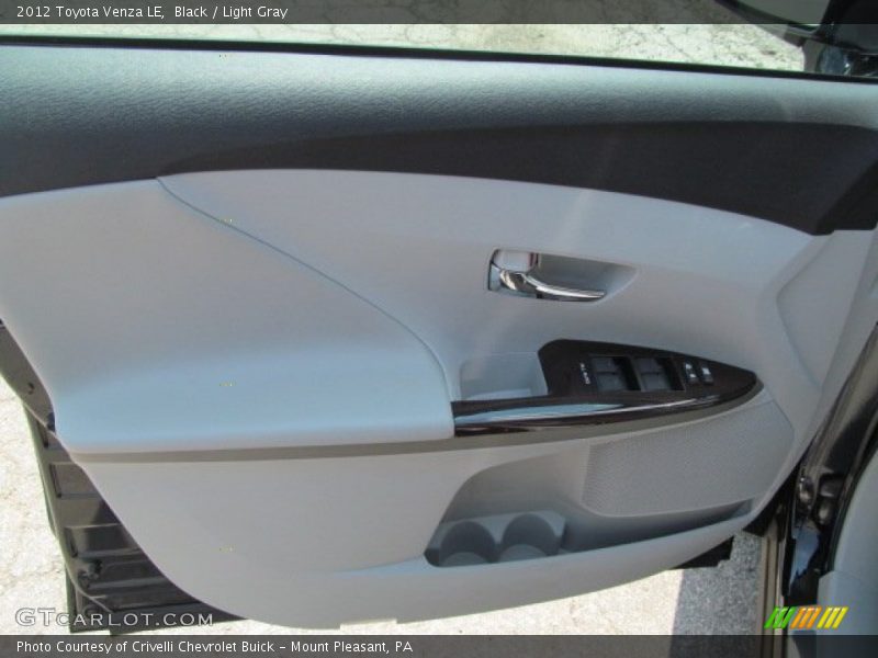 Black / Light Gray 2012 Toyota Venza LE