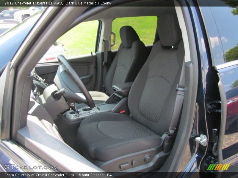 Dark Blue Metallic / Ebony 2012 Chevrolet Traverse LT AWD