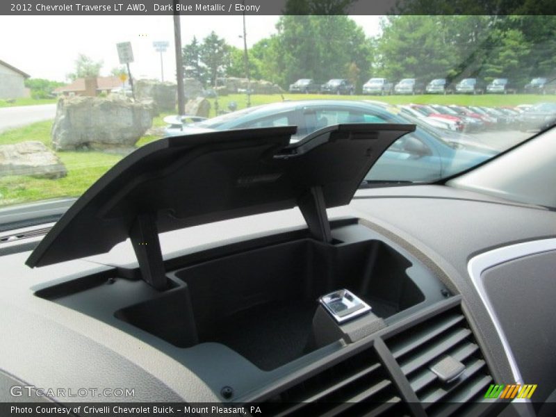 Dark Blue Metallic / Ebony 2012 Chevrolet Traverse LT AWD