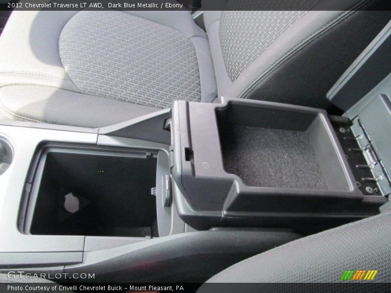 Dark Blue Metallic / Ebony 2012 Chevrolet Traverse LT AWD