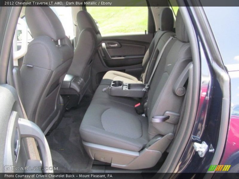 Dark Blue Metallic / Ebony 2012 Chevrolet Traverse LT AWD