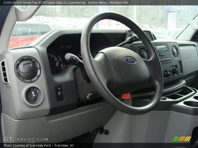 Oxford White / Medium Flint 2009 Ford E Series Van E250 Super Duty XL Commercial