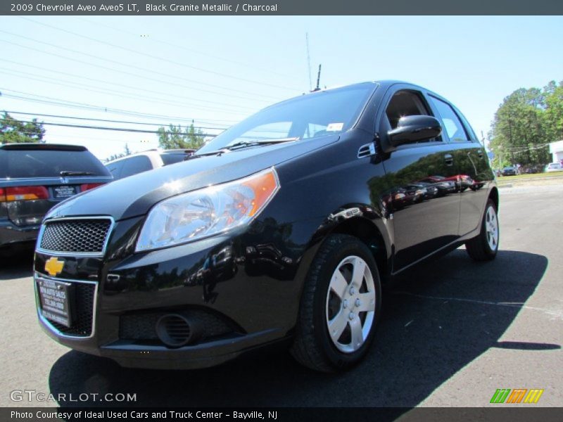 Black Granite Metallic / Charcoal 2009 Chevrolet Aveo Aveo5 LT