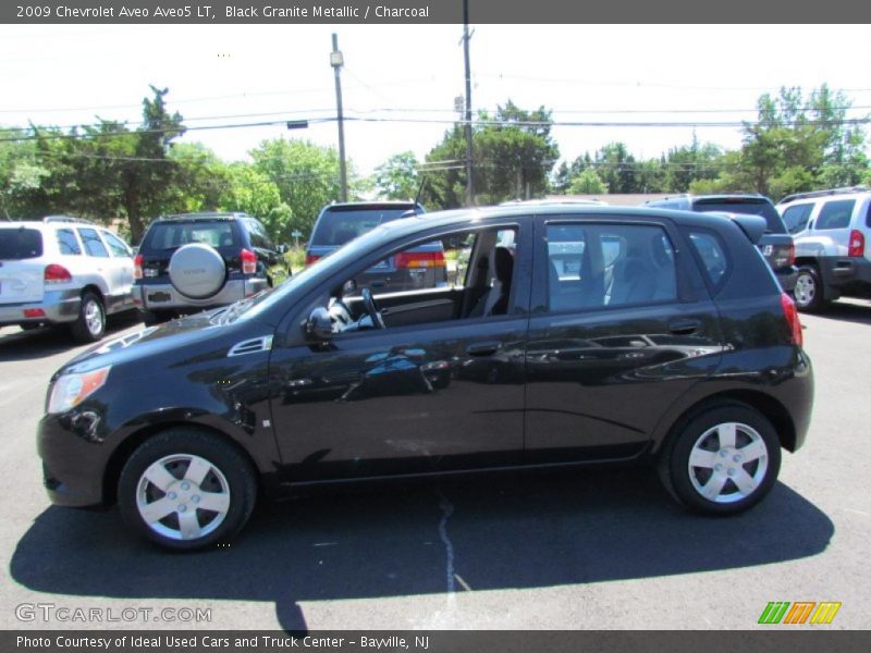 Black Granite Metallic / Charcoal 2009 Chevrolet Aveo Aveo5 LT