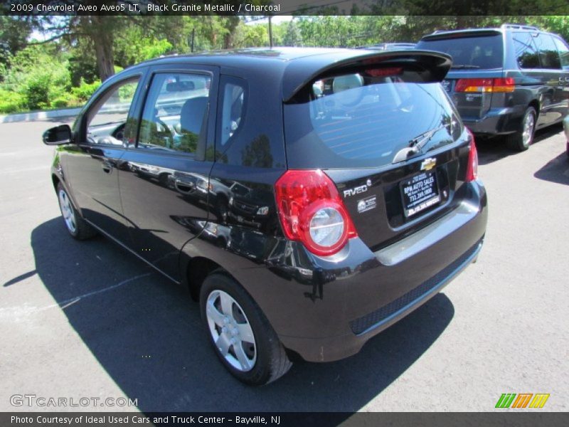 Black Granite Metallic / Charcoal 2009 Chevrolet Aveo Aveo5 LT
