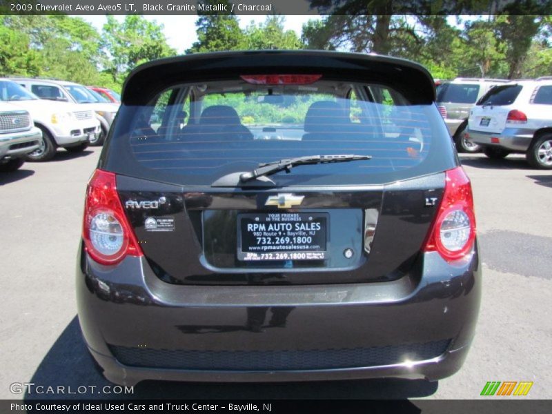 Black Granite Metallic / Charcoal 2009 Chevrolet Aveo Aveo5 LT
