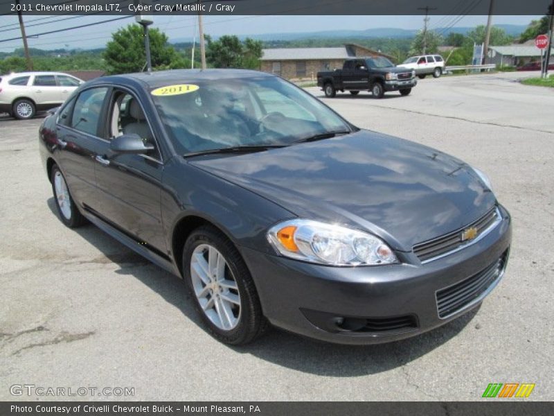 Cyber Gray Metallic / Gray 2011 Chevrolet Impala LTZ
