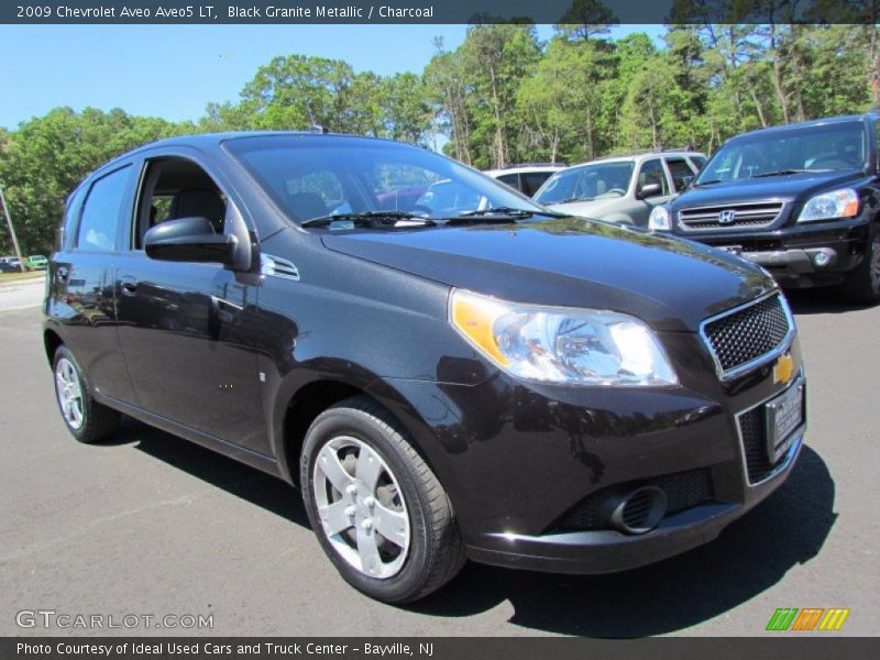 Black Granite Metallic / Charcoal 2009 Chevrolet Aveo Aveo5 LT