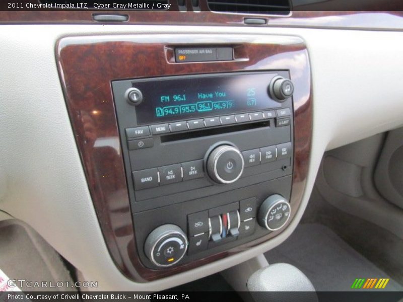 Cyber Gray Metallic / Gray 2011 Chevrolet Impala LTZ