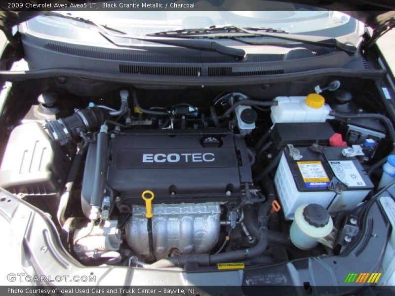 Black Granite Metallic / Charcoal 2009 Chevrolet Aveo Aveo5 LT