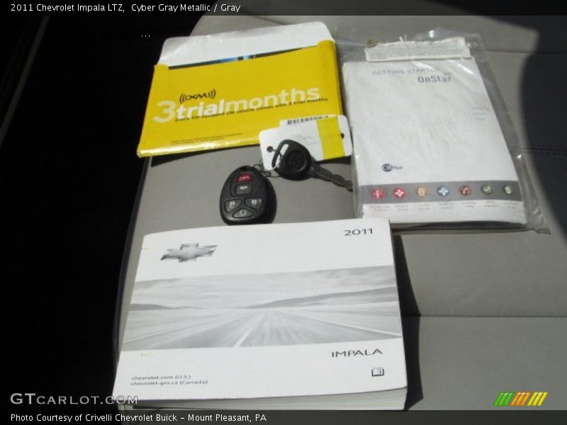 Cyber Gray Metallic / Gray 2011 Chevrolet Impala LTZ